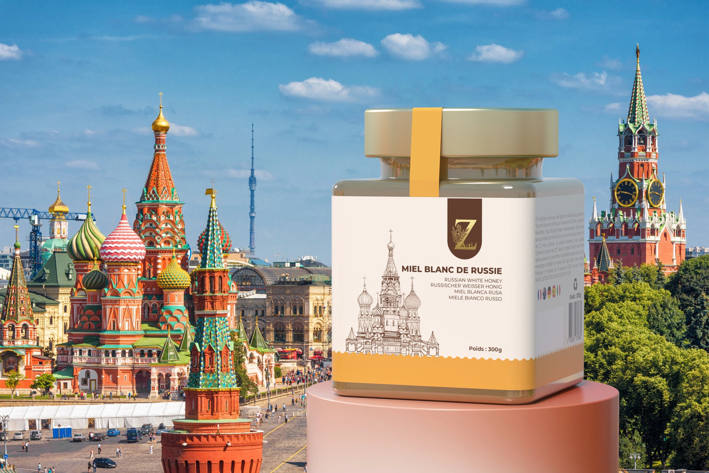 Russian White Honey 300G - Zaydal