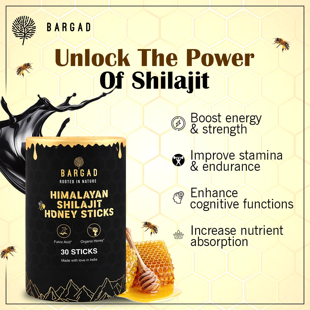 Pure Himalayan Shilajit Resin Honey Sticks - Zaydal