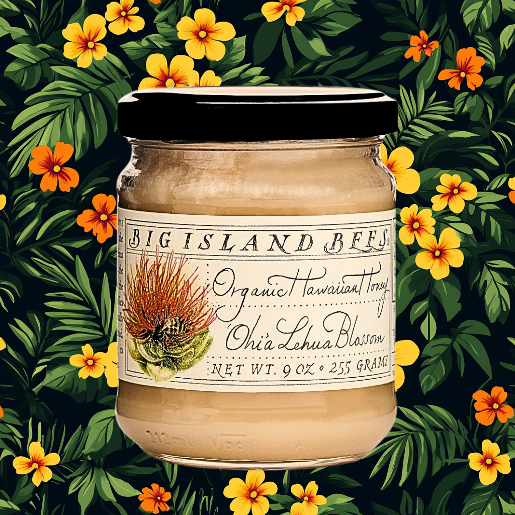 Organic Hawaiian Ohia Lehua Blossom Honey in 9 oz - Zaydal