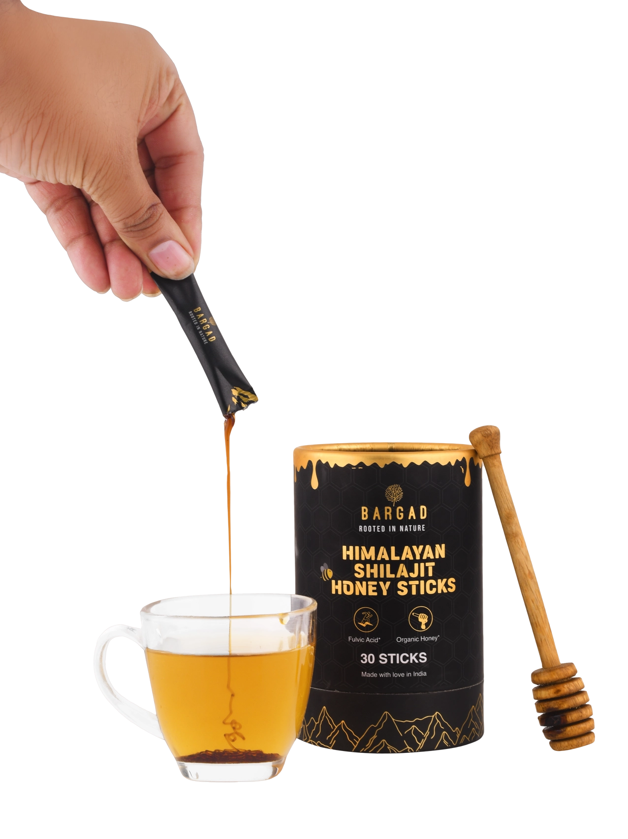 Pure Himalayan Shilajit Resin Honey Sticks - Zaydal