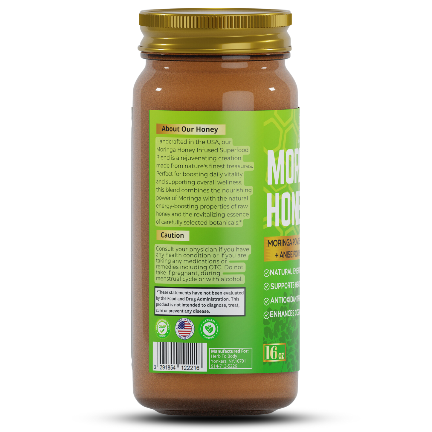 Moringa Honey jar, medjool date, licorice herbs, energy support, sexual enhancement for men, directions for use
