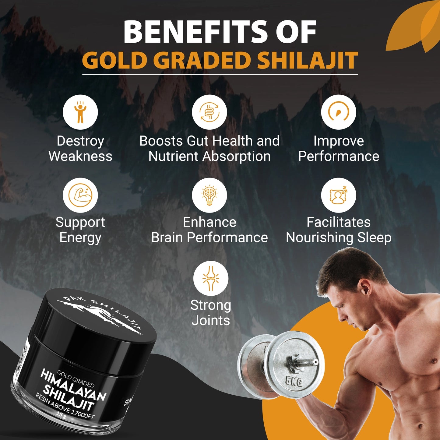 Organic Sundried Himalayan Shilajit Resin 15G - Zaydal