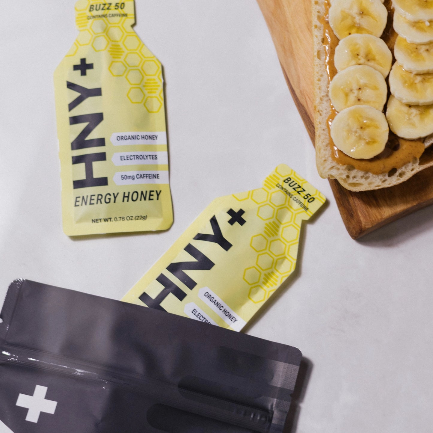 Organic Honey With Electrolytes And Caffeine 3 Pack, hangover cure, energy boost