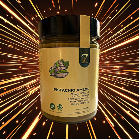 Amlou Pistachio with Argan Oil, Orange Blossom Honey 400G - Zaydal