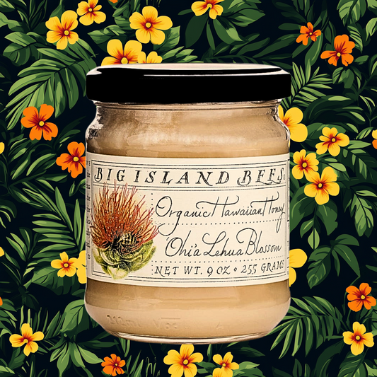 Organic Hawaiian Ohia Lehua Blossom Honey in 9 oz - Zaydal