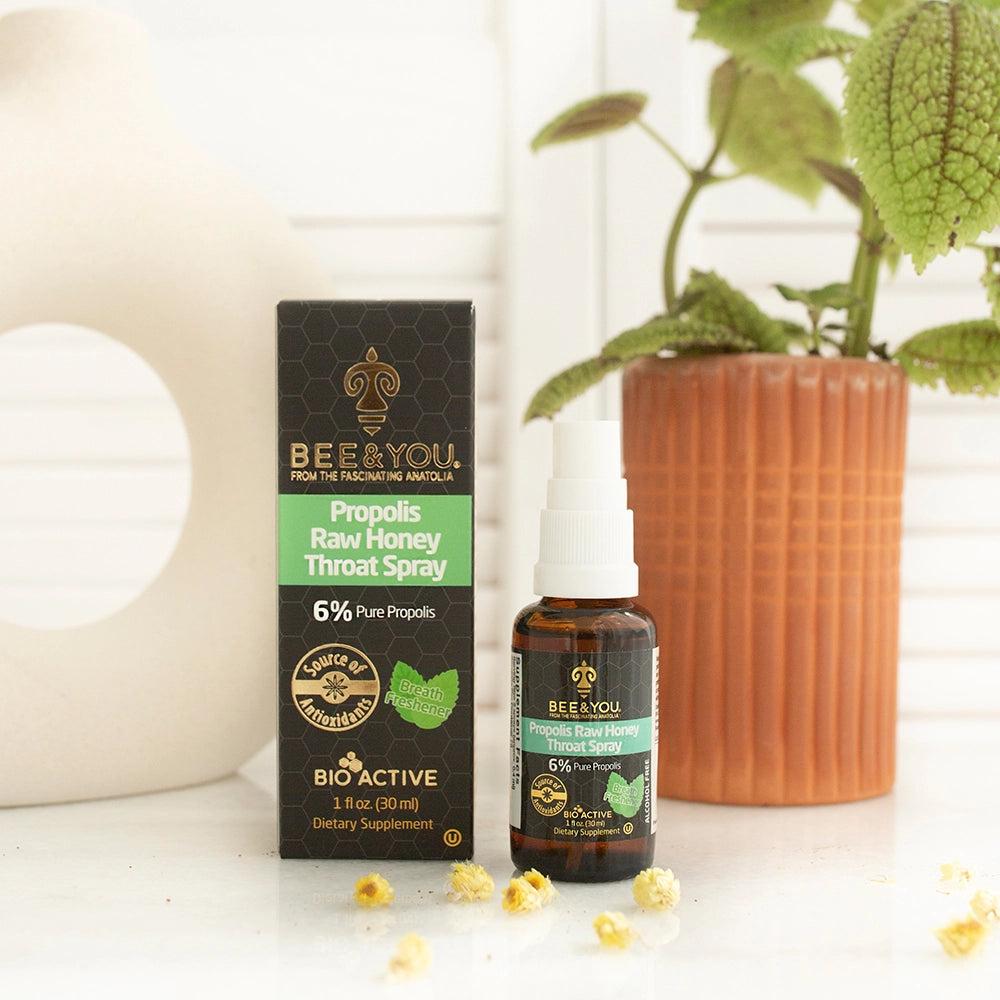 Mint Propolis Raw Honey Throat Spray