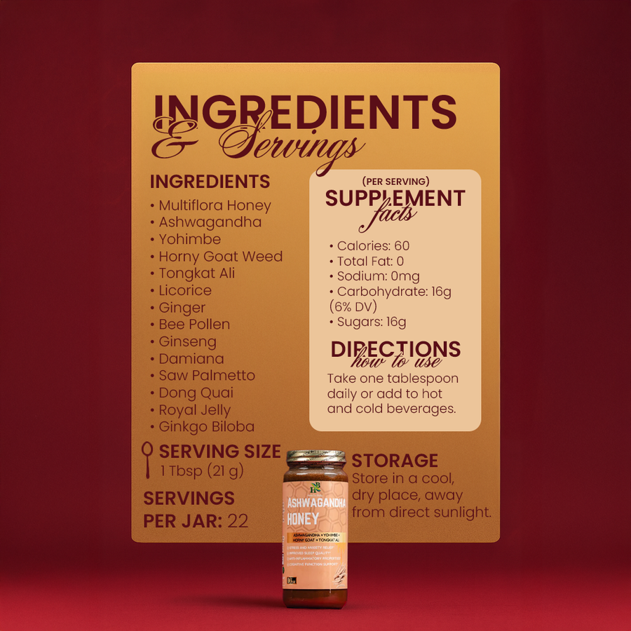 Zaydal Honey Ingredients