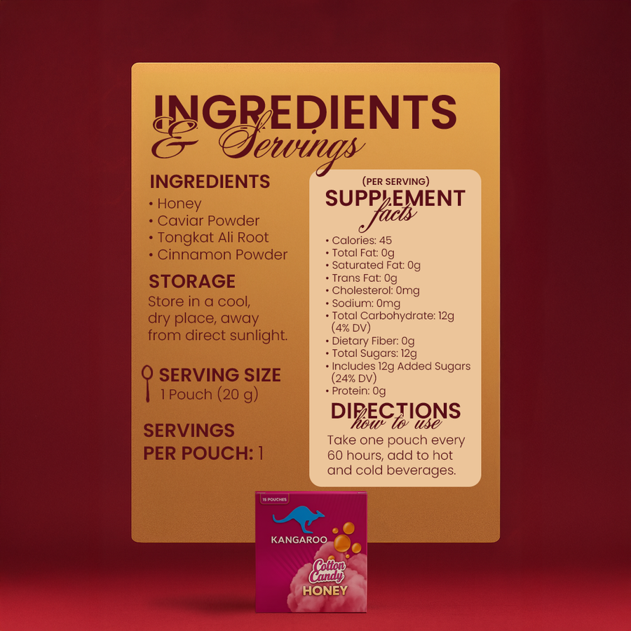 Zaydal Honey Ingredients