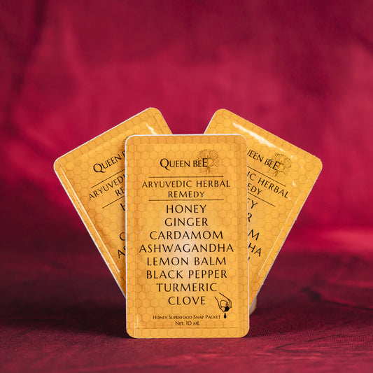 Ayurvedic Honey Superfood Snap Packet for Coffee/Tea